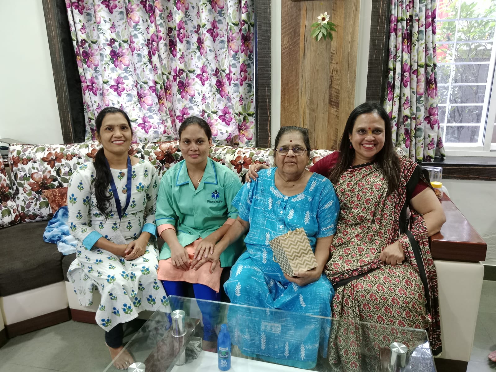 Happy client with Namratha Awachat Managing Director, PhenixCare