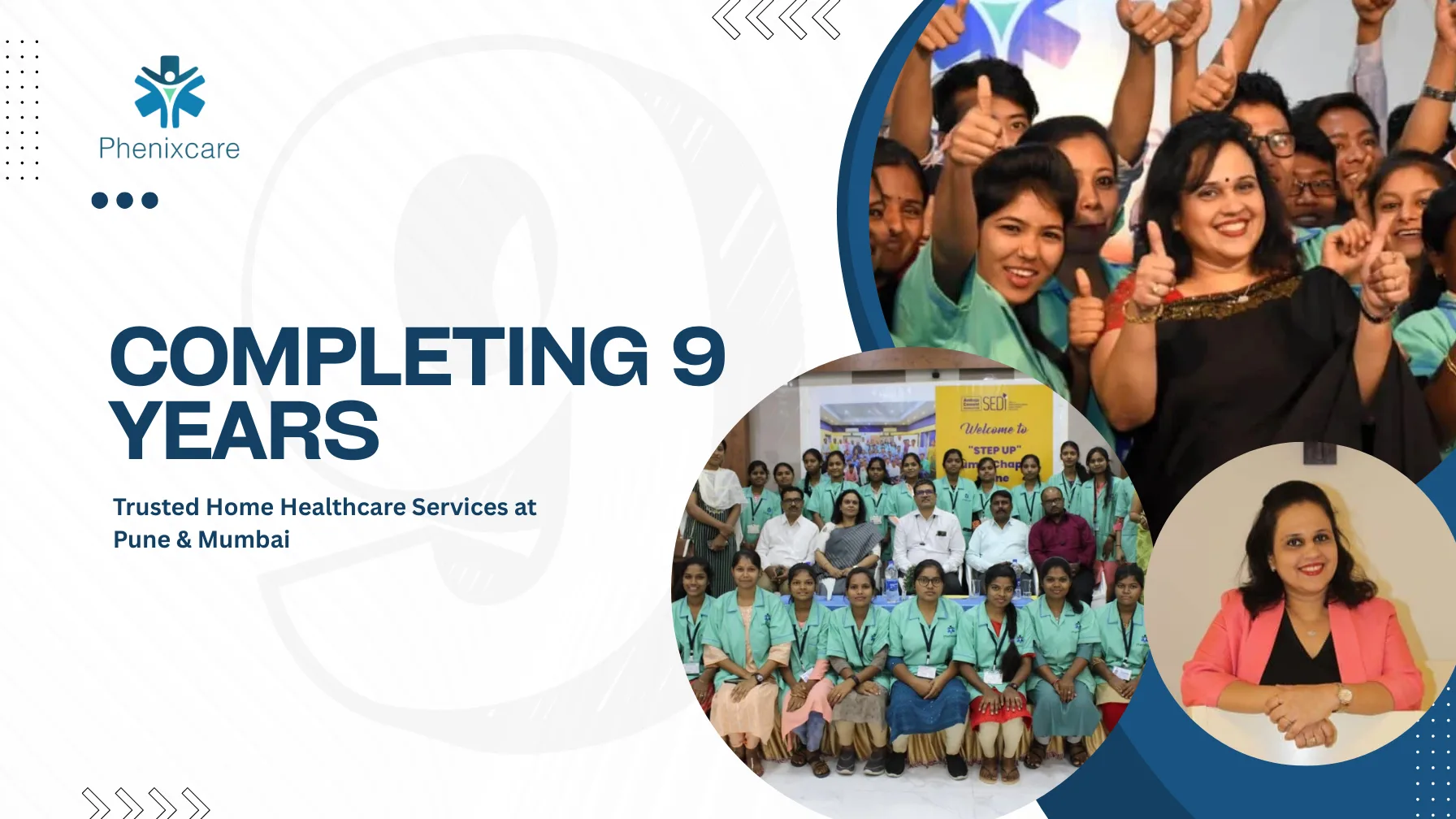 Phenixcare Completing 9 Years | Trusted Home Healthcare Services at Pune & Mumbai
