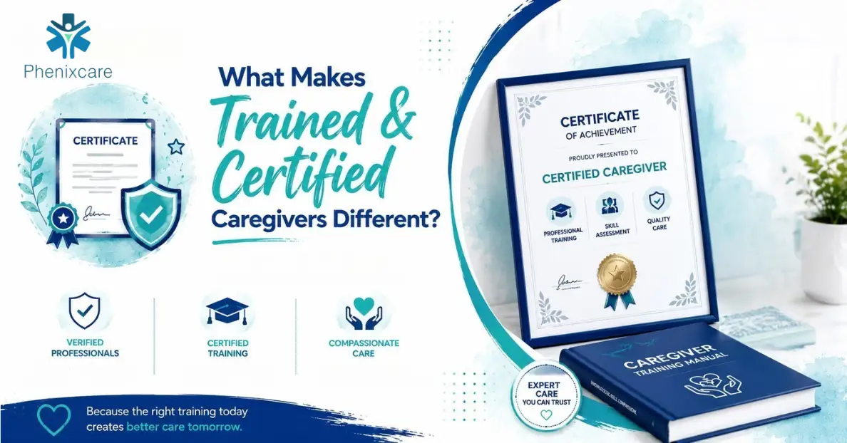How Trained and Certified Caregivers from Phenixcare Make a Difference?