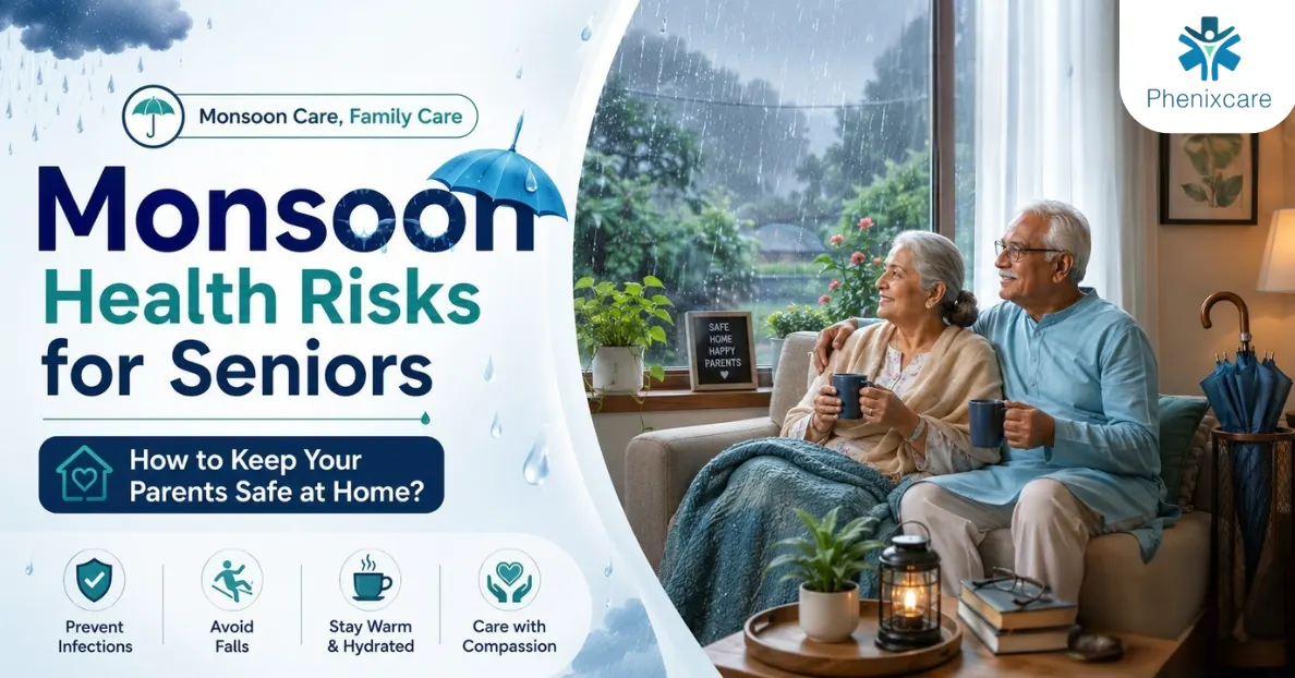 Monsoon Health Risks for Seniors: How to Keep Your Parents Safe at Home?