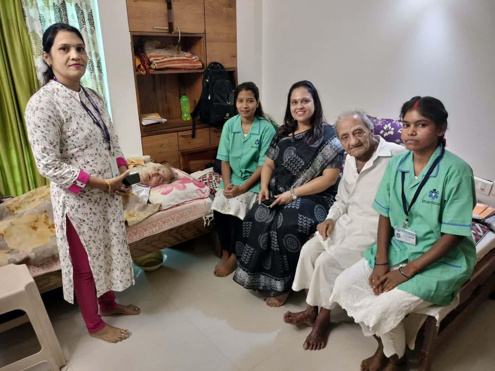 Namratha Awachat Managing Director, PhenixCare visited clients home