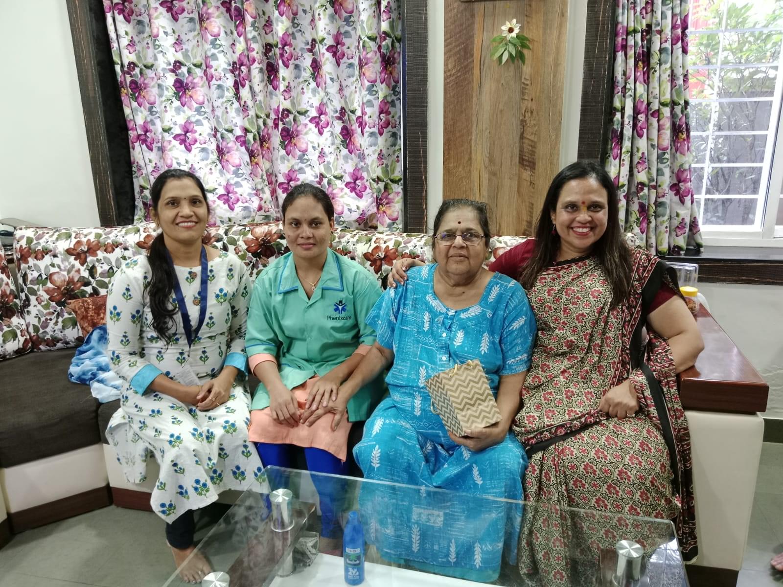 Happy client with Namratha Awachat Managing Director, PhenixCare