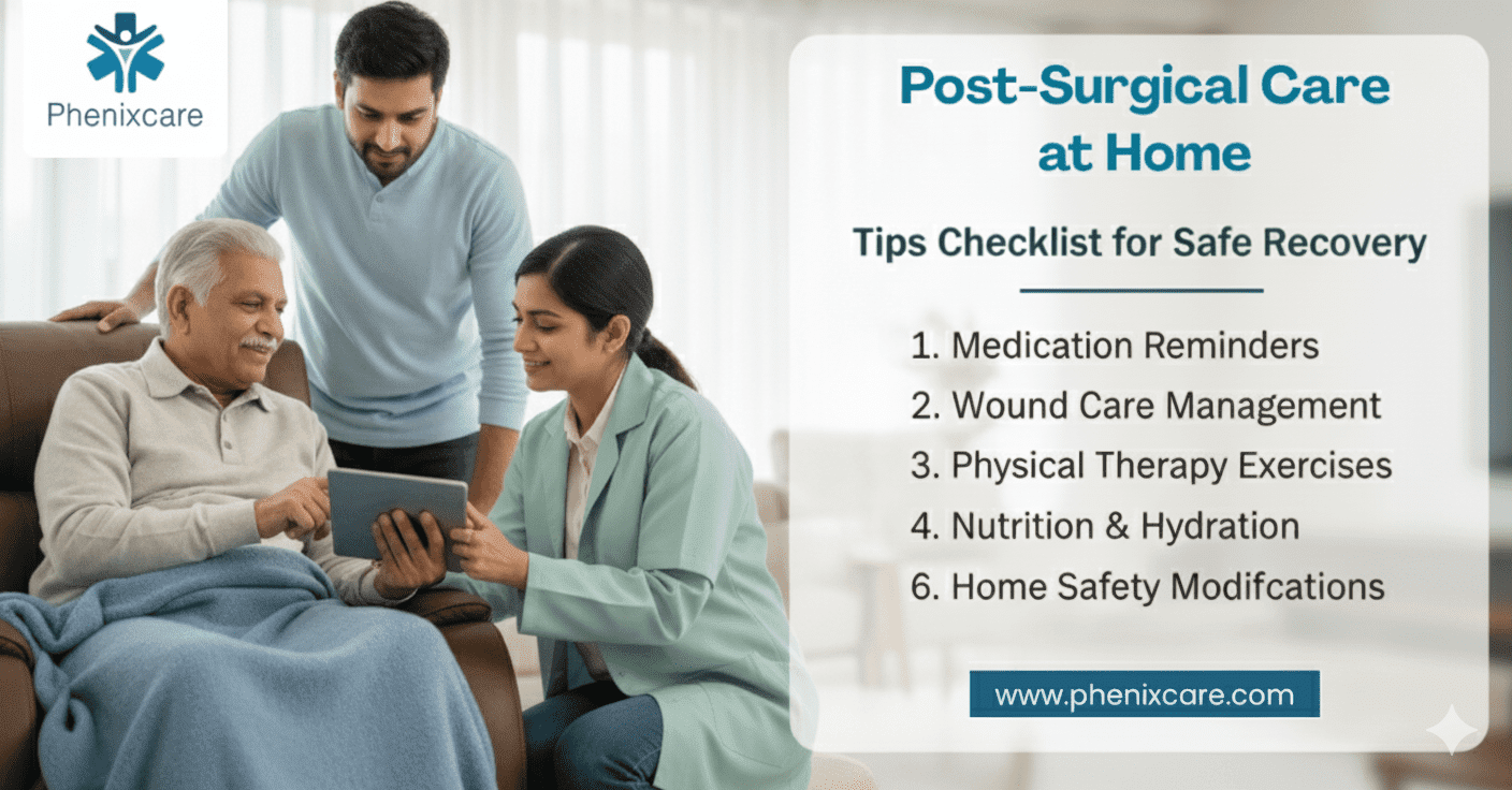 Post-Surgical Care at Home Tips Checklist for Safe Recovery